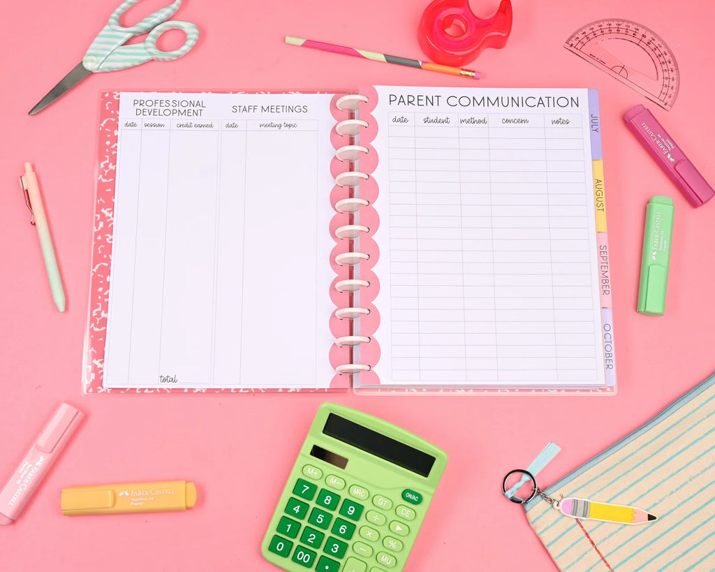 Teacher Planner 2026-2027 Academic Year Large 8.5 x 11 Weekly and Monthly Lesson Planning Organizer
