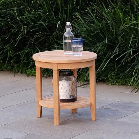 Teak Wood Outdoor Side Table