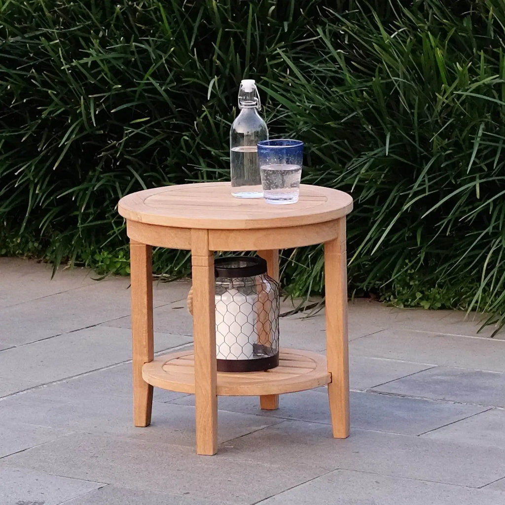 Teak Wood Outdoor Side Table