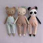 Teddy Bear and Panda Sewing Pattern PDF with Beginner Instructions, Full-Size Templates, and 15-Inch Doll Design