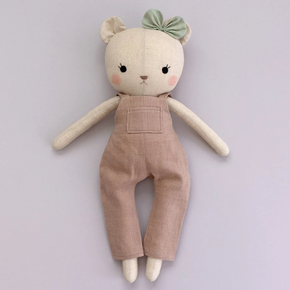 Teddy Bear and Panda Sewing Pattern PDF with Beginner Instructions, Full-Size Templates, and 15-Inch Doll Design