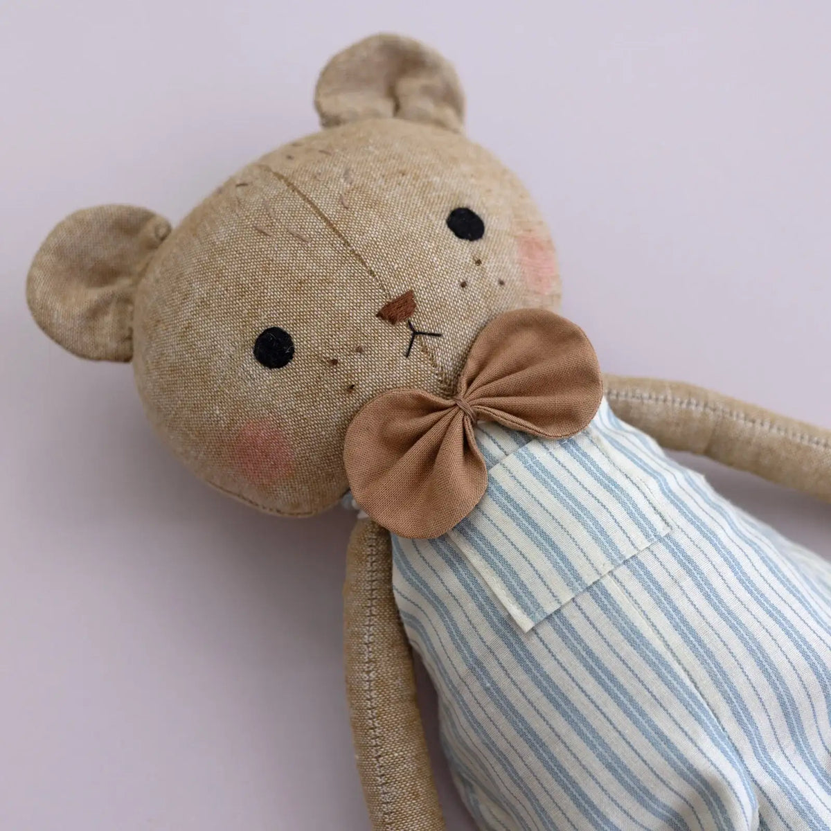 Teddy Bear and Panda Sewing Pattern PDF with Beginner Instructions, Full-Size Templates, and 15-Inch Doll Design