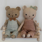 Teddy Bear and Panda Sewing Pattern PDF with Beginner Instructions, Full-Size Templates, and 15-Inch Doll Design