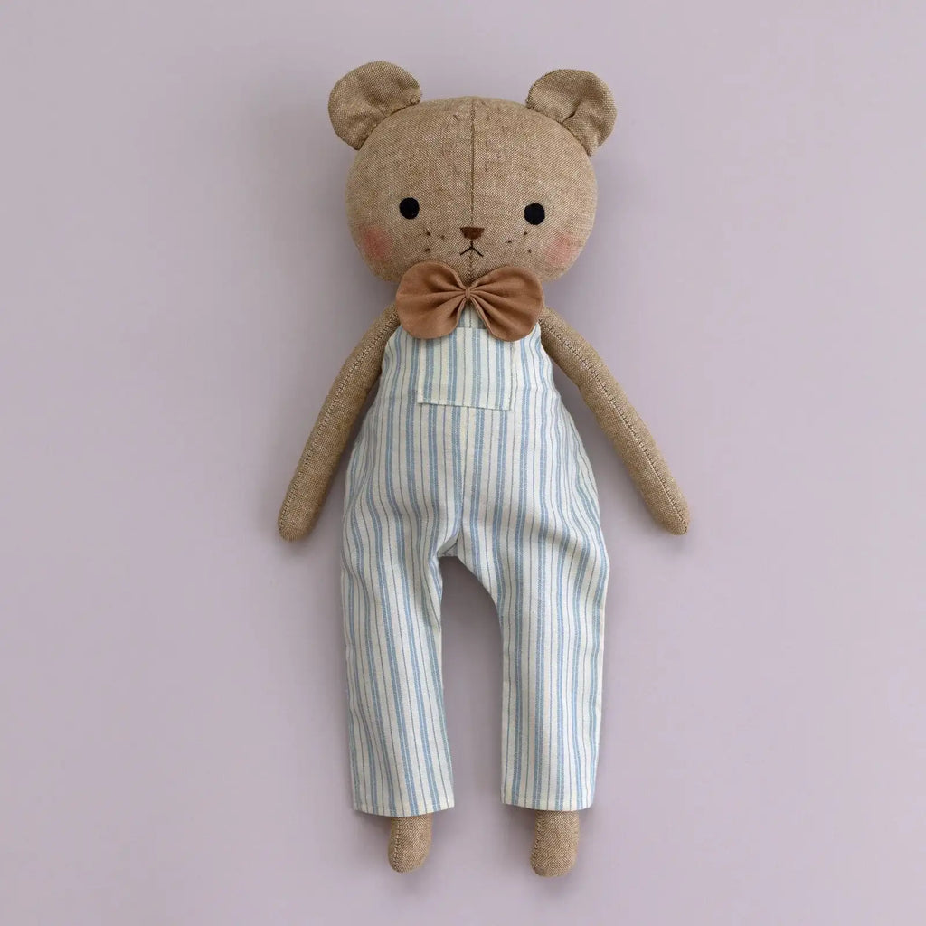 Teddy Bear and Panda Sewing Pattern PDF with Beginner Instructions, Full-Size Templates, and 15-Inch Doll Design