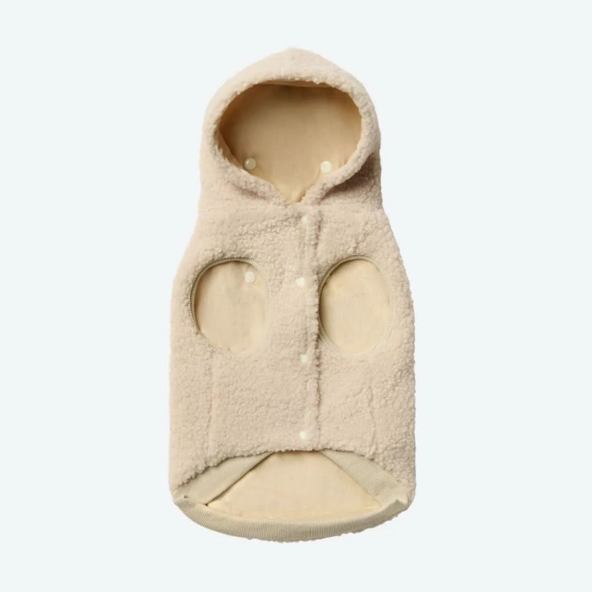 Teddy Sherpa Dog Jacket in Beige