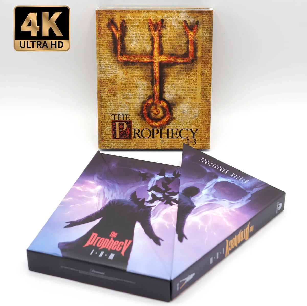 The Prophecy Trilogy 4K UHD and Blu-ray 4-Disc Set with Restored Films and New Bonus Features