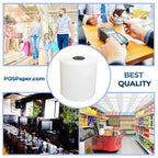 Thermal Printer Paper Rolls, 3 1/8 x 230 Feet, BPA-Free POS