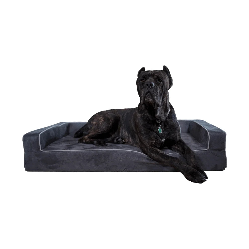 Three-Sided Orthopedic Dog Bed