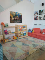 Tiered Montessori Bookshelf in Baltic Birch Wood for Children’s Front-Facing Book Display and Storage