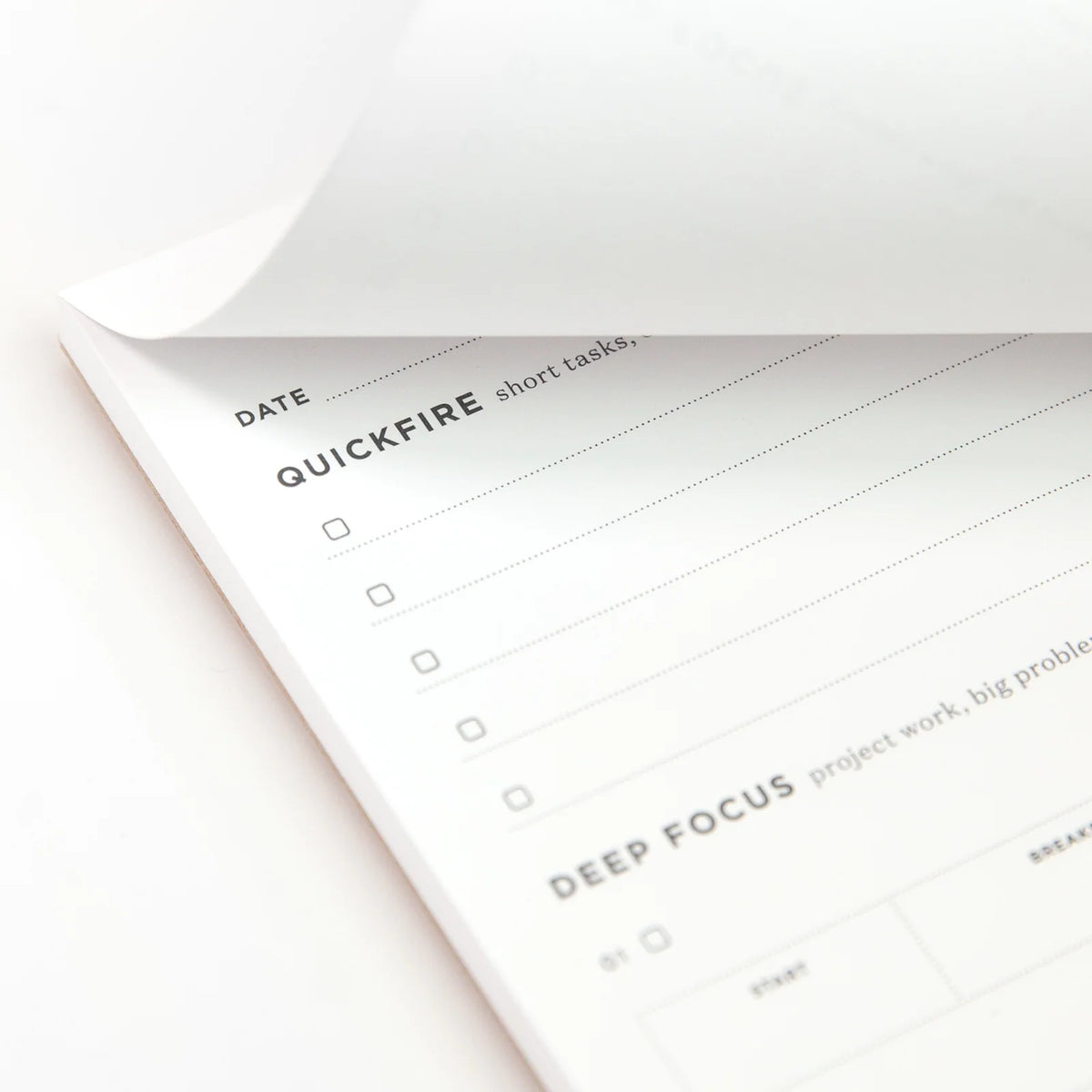 Time Management Notepad