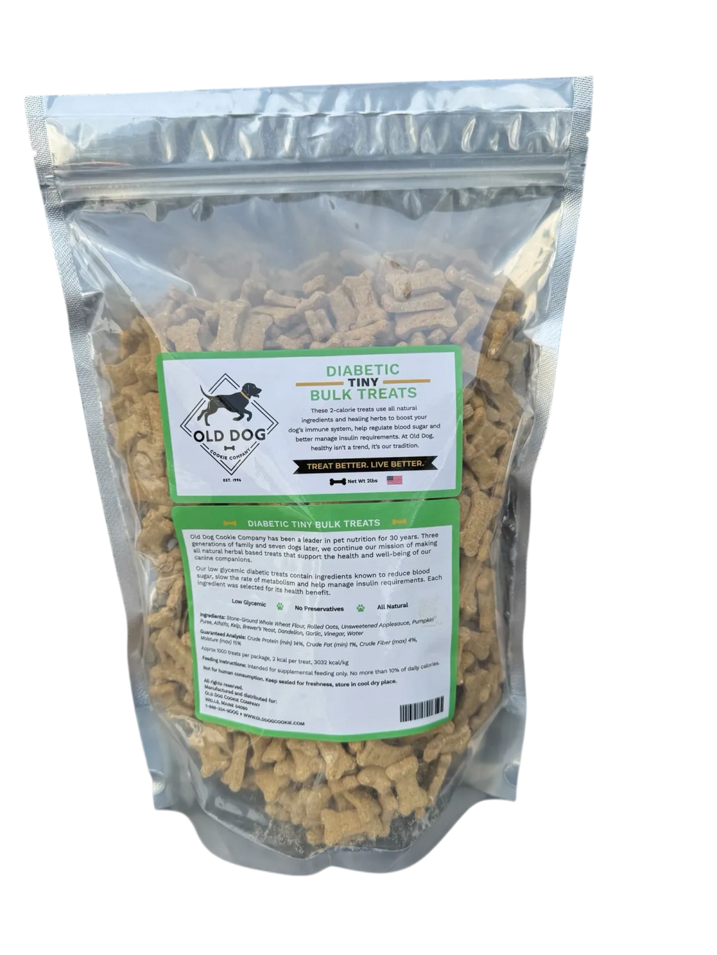 Tiny Dog Treats, 2 lb Bulk Bag