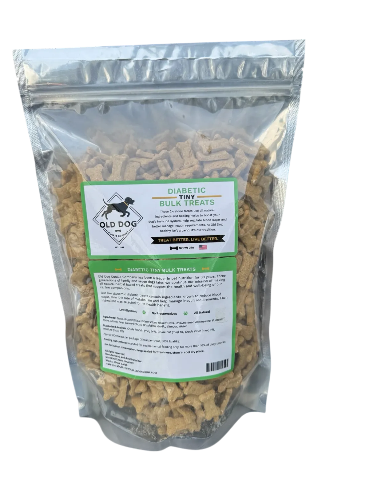 Tiny Dog Treats, 2 lb Bulk Bag
