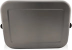 Titanium Bento Box, 1200 ml Leakproof Lunch Container with Removable Gasket and Foldable Handle for Reheating