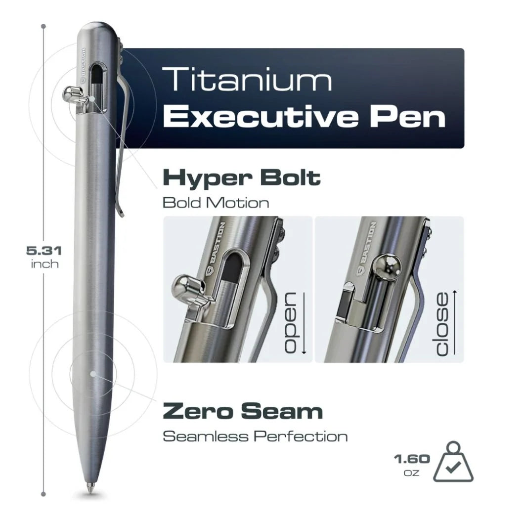 Titanium Bolt Action Pen