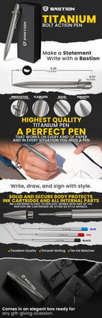 Titanium Bolt Action Pen