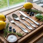 Titanium Flatware Set, 4-Piece Full Dinner Place Setting
