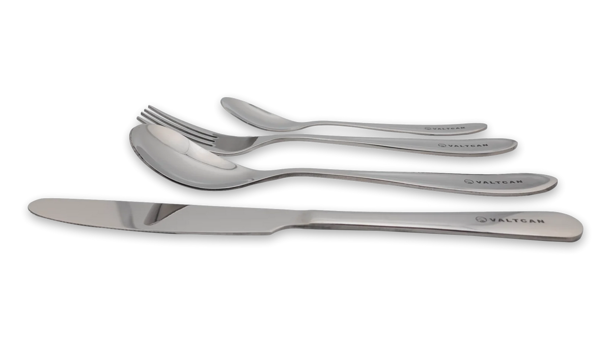 Titanium Flatware Set, 4-Piece Full Dinner Place Setting