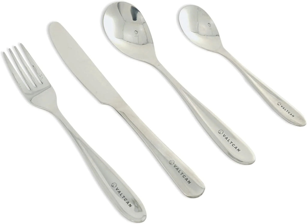 Titanium Flatware Set, 4-Piece Full Dinner Place Setting