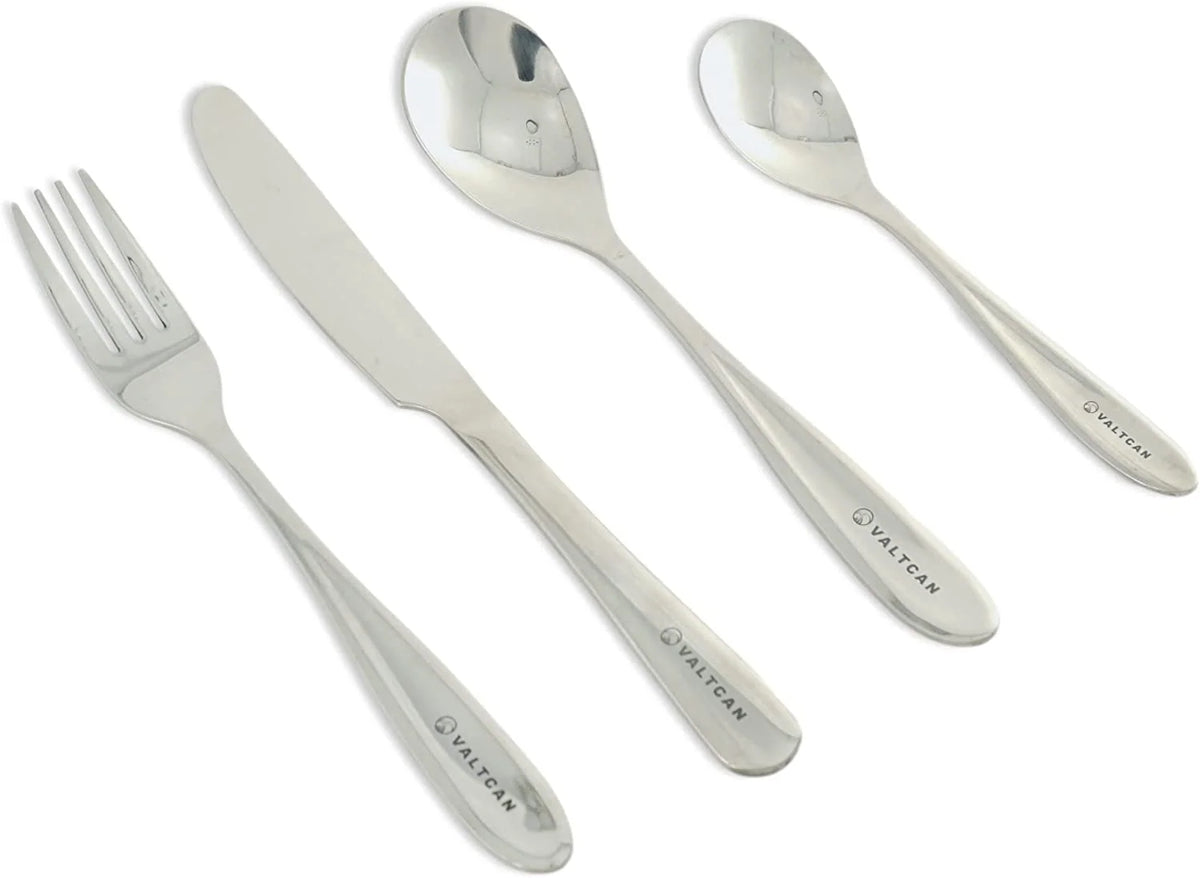 Titanium Flatware Set, 4-Piece Full Dinner Place Setting