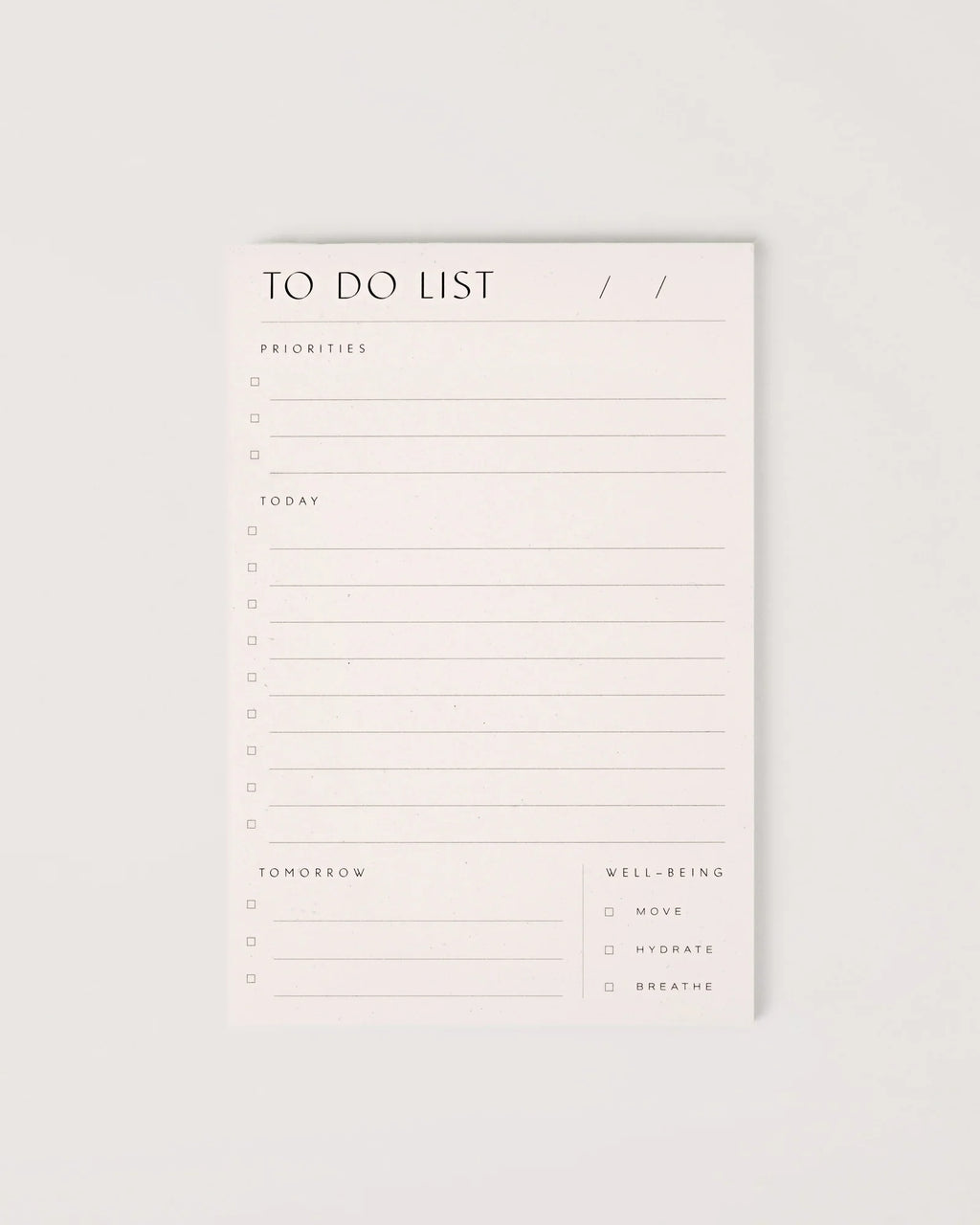 To Do List Pad