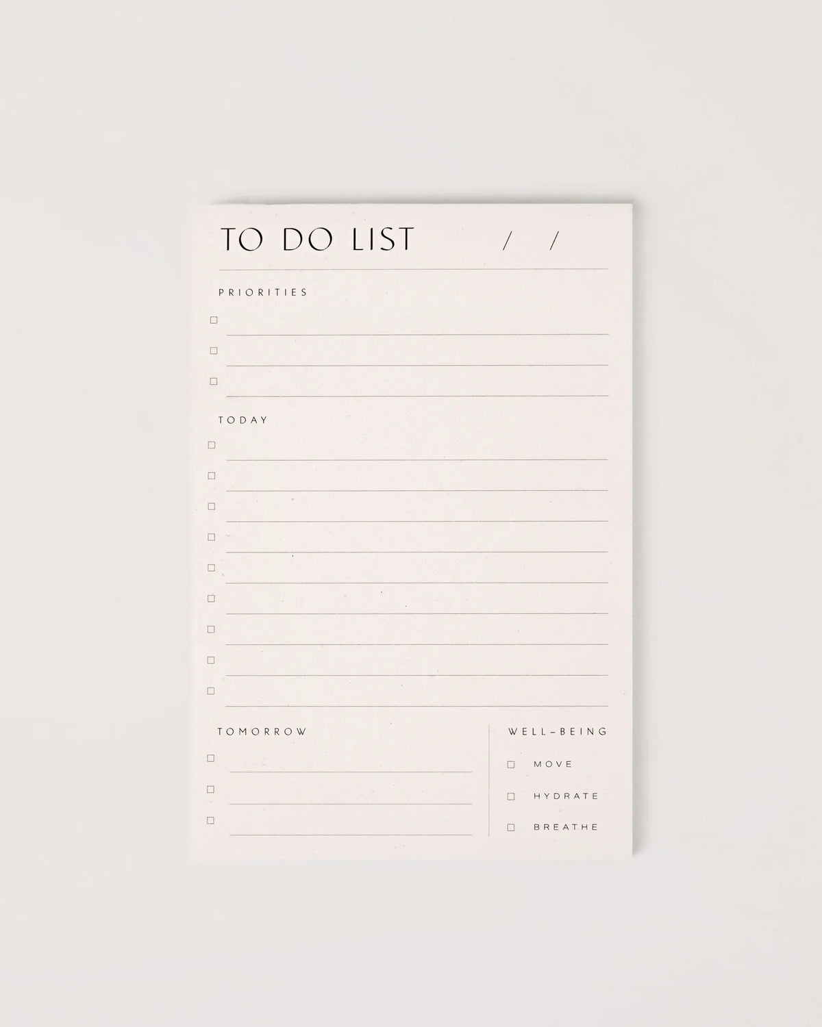 To Do List Pad