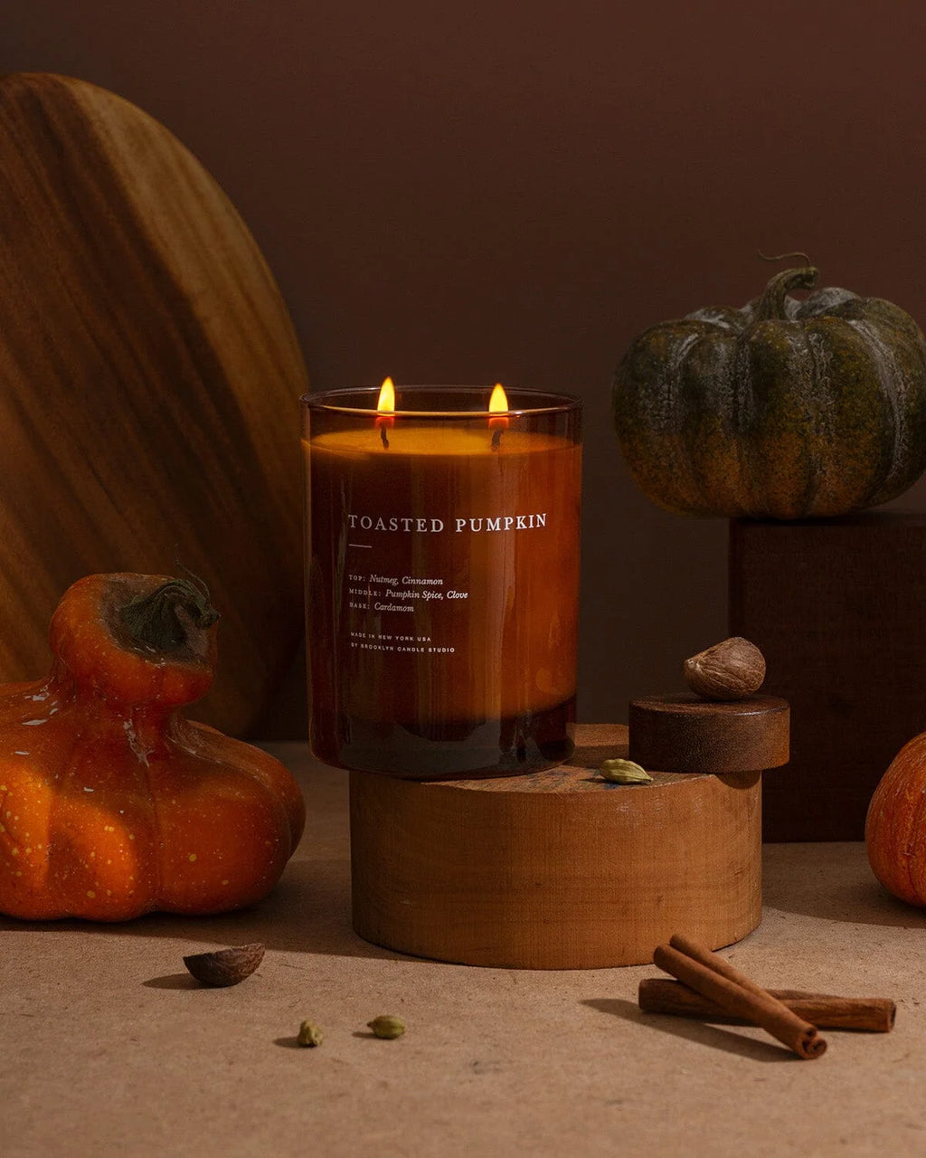 Toasted Pumpkin Two-Wick Soy Candle