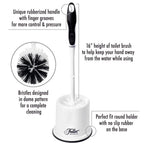 Toilet Bowl Brush and Caddy Set