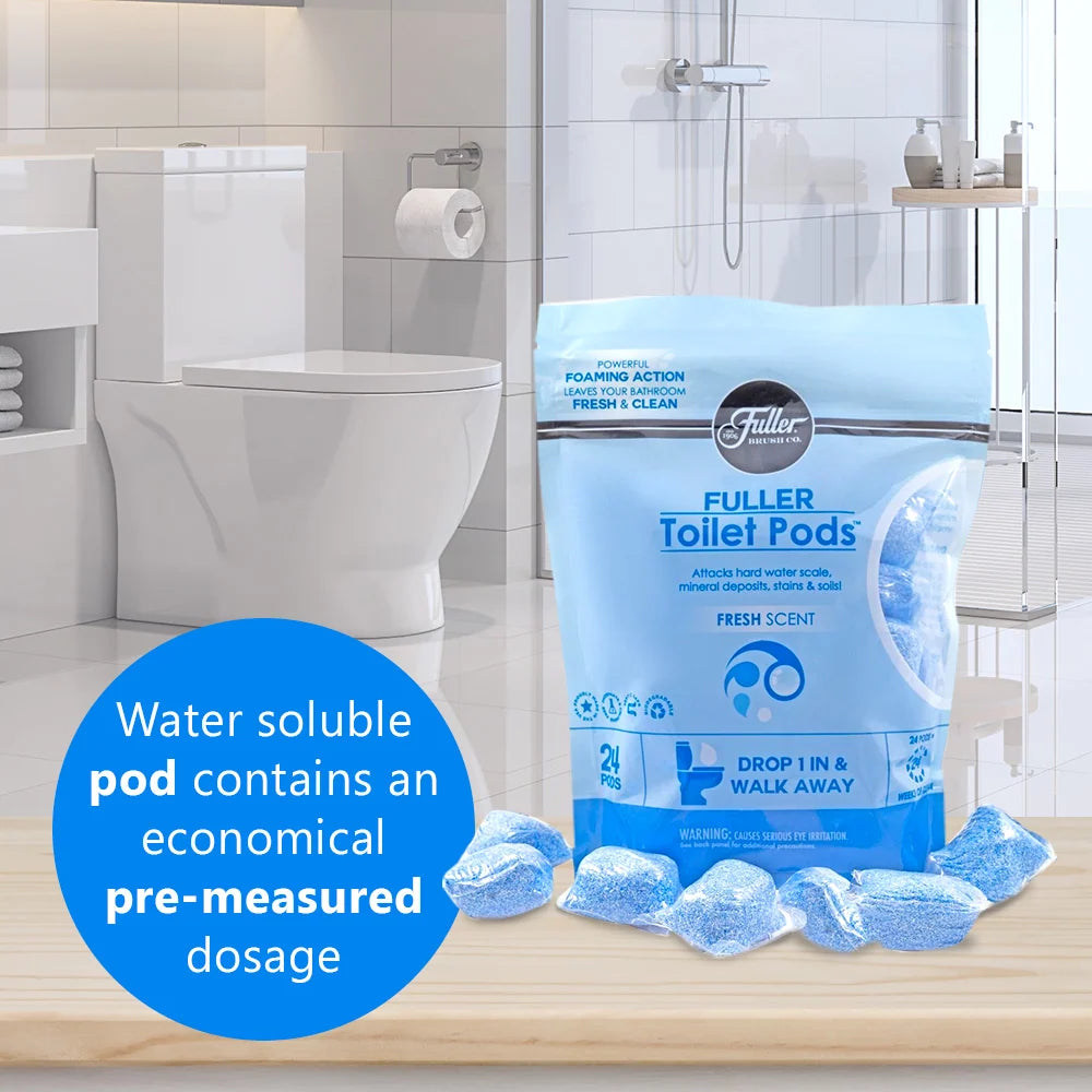 Toilet Bowl Cleaner Pods in a 24-Pack