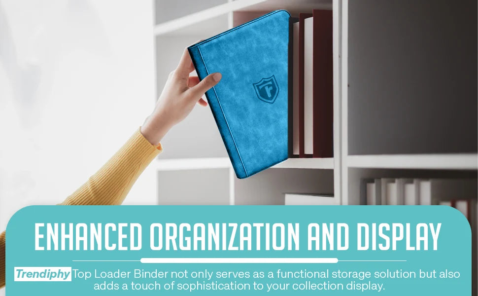 Top Loader Binder for 288 Trading Cards in 3 x 4 Inch Toploaders, Featuring Side-Loading Sleeves