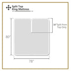 Top Split King Flannel Sheet Set in Heavyweight Brushed Cotton