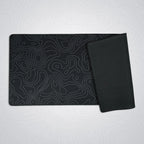Topographic Desk Mat with Anti-Slip Rubber Base, Waterproof Surface and Smooth Mouse Control Cloth, 400 x 900 mm
