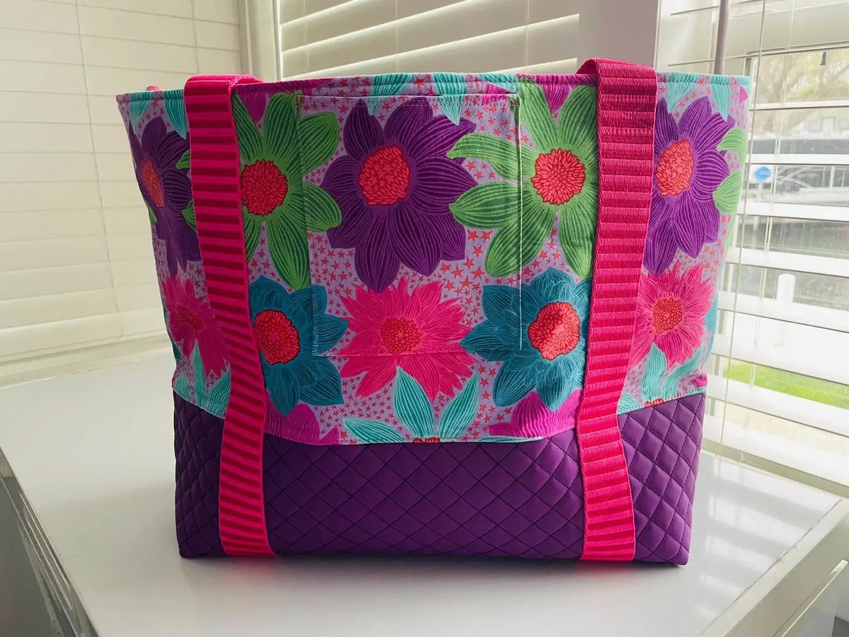 Tote Bag PDF Sewing Pattern in Three Sizes