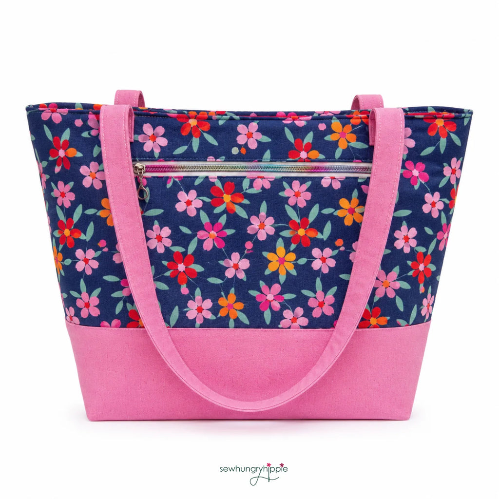 Tote Bag PDF Sewing Pattern in Three Sizes