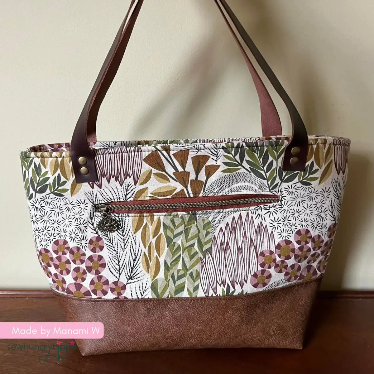Tote Bag PDF Sewing Pattern in Three Sizes