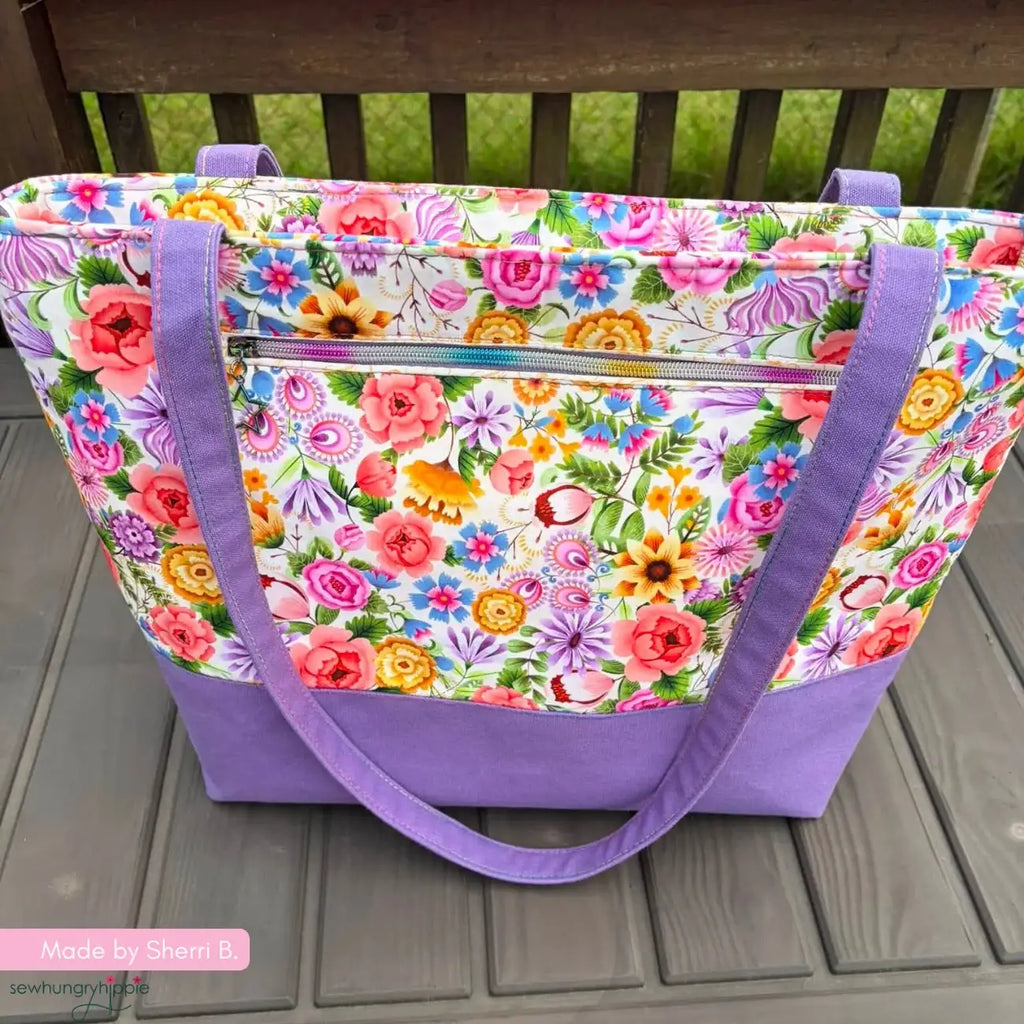 Tote Bag PDF Sewing Pattern in Three Sizes