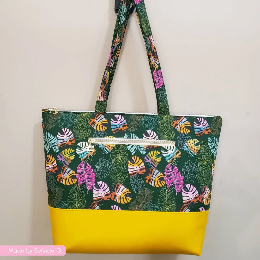 Tote Bag PDF Sewing Pattern in Three Sizes