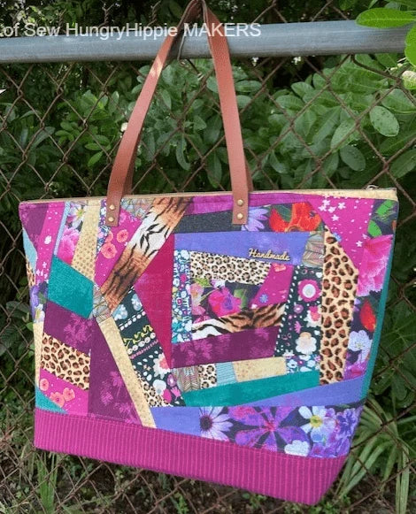 Tote Bag PDF Sewing Pattern in Three Sizes