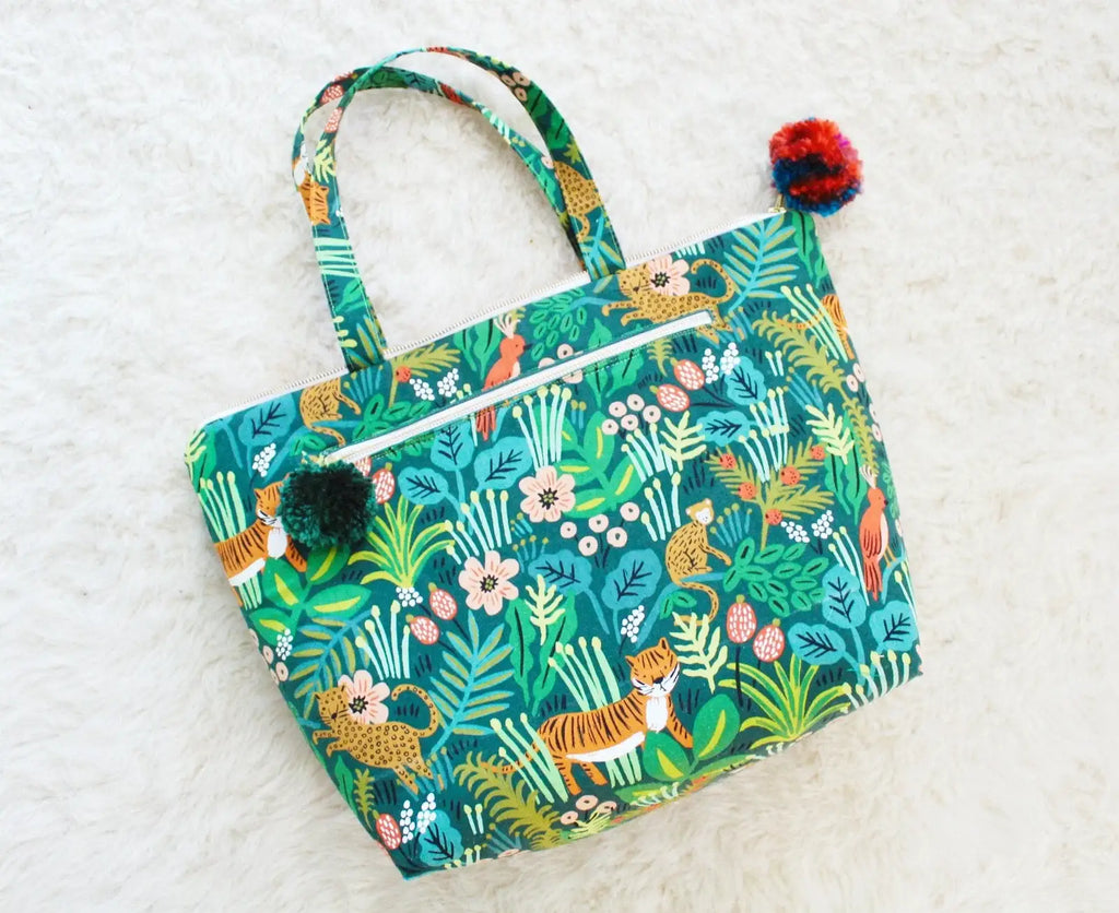 Tote Bag PDF Sewing Pattern in Three Sizes