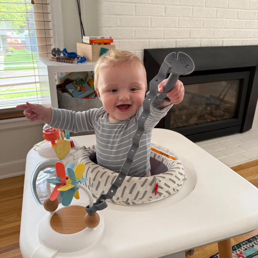 Toy Bungee Tether to Keep Baby Toys Within Reach on Strollers and
