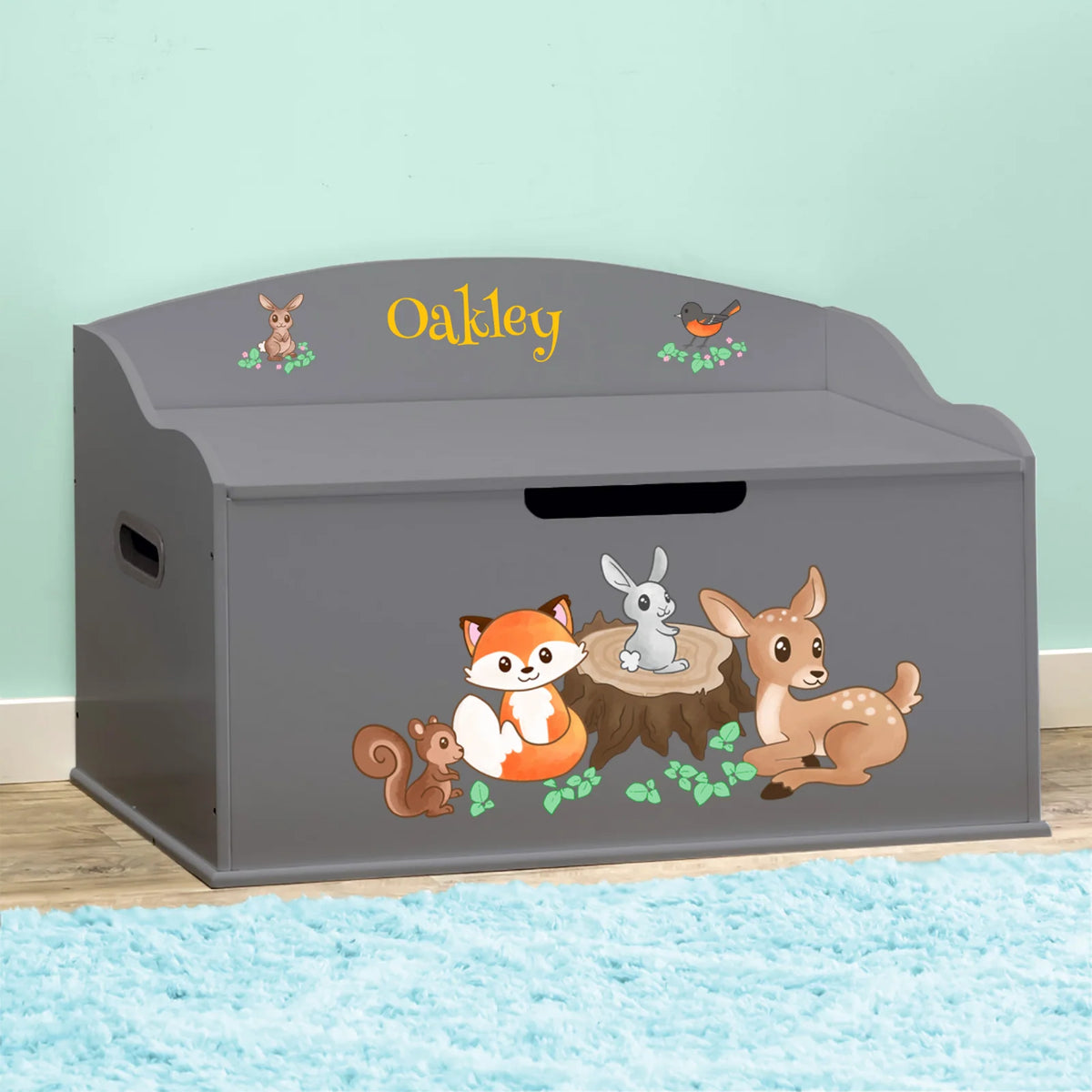 Toy Chest, Dovetail Grey