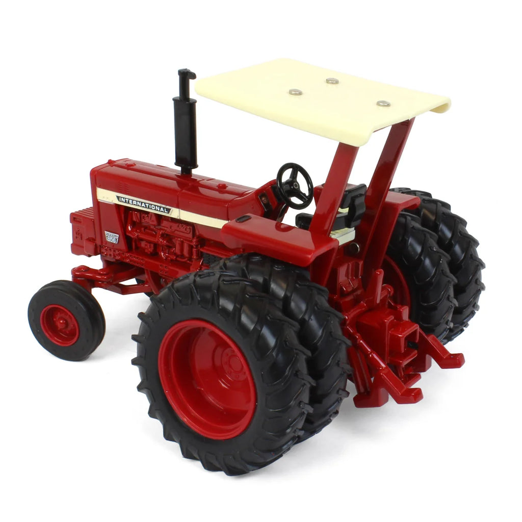 Toy Tractor in 1/32 Scale with Dual Rear Wheels and a Wide Front Axle for Farm Play and Display