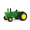 Toy Tractor Replica in 1/64 Scale with Rear Duals and Poseable Front Wheels for Farm Play and Collecting