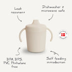 Trainer Sippy Cup with Easy-Grip Handles and a Removable Lid for Little Hands Learning to Drink