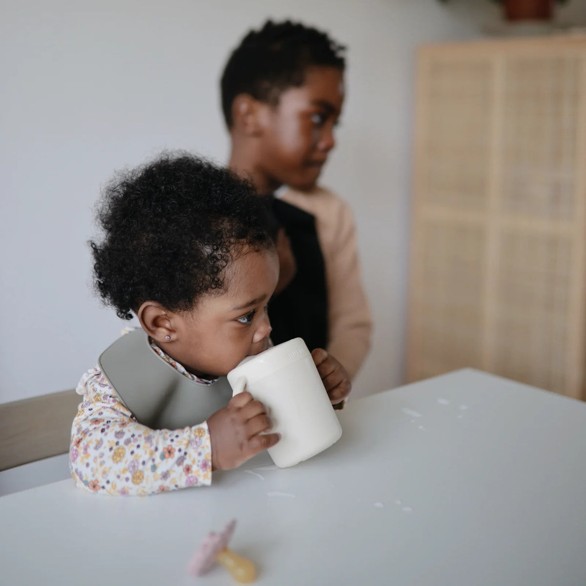 Trainer Sippy Cup with Easy-Grip Handles and a Removable Lid for Little Hands Learning to Drink
