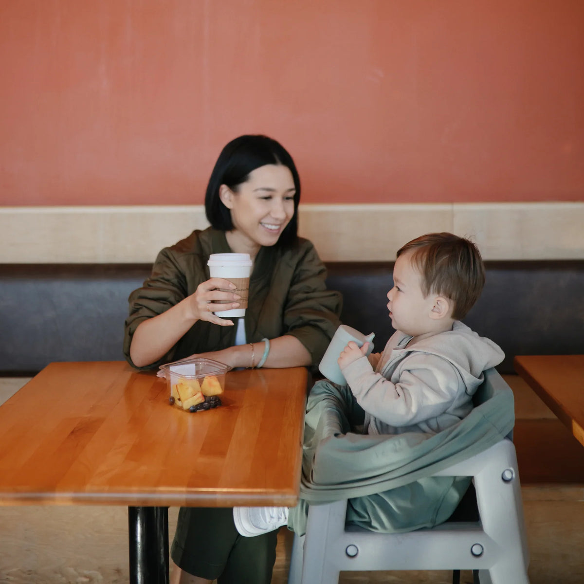 Trainer Sippy Cup with Easy-Grip Handles and a Removable Lid for Little Hands Learning to Drink
