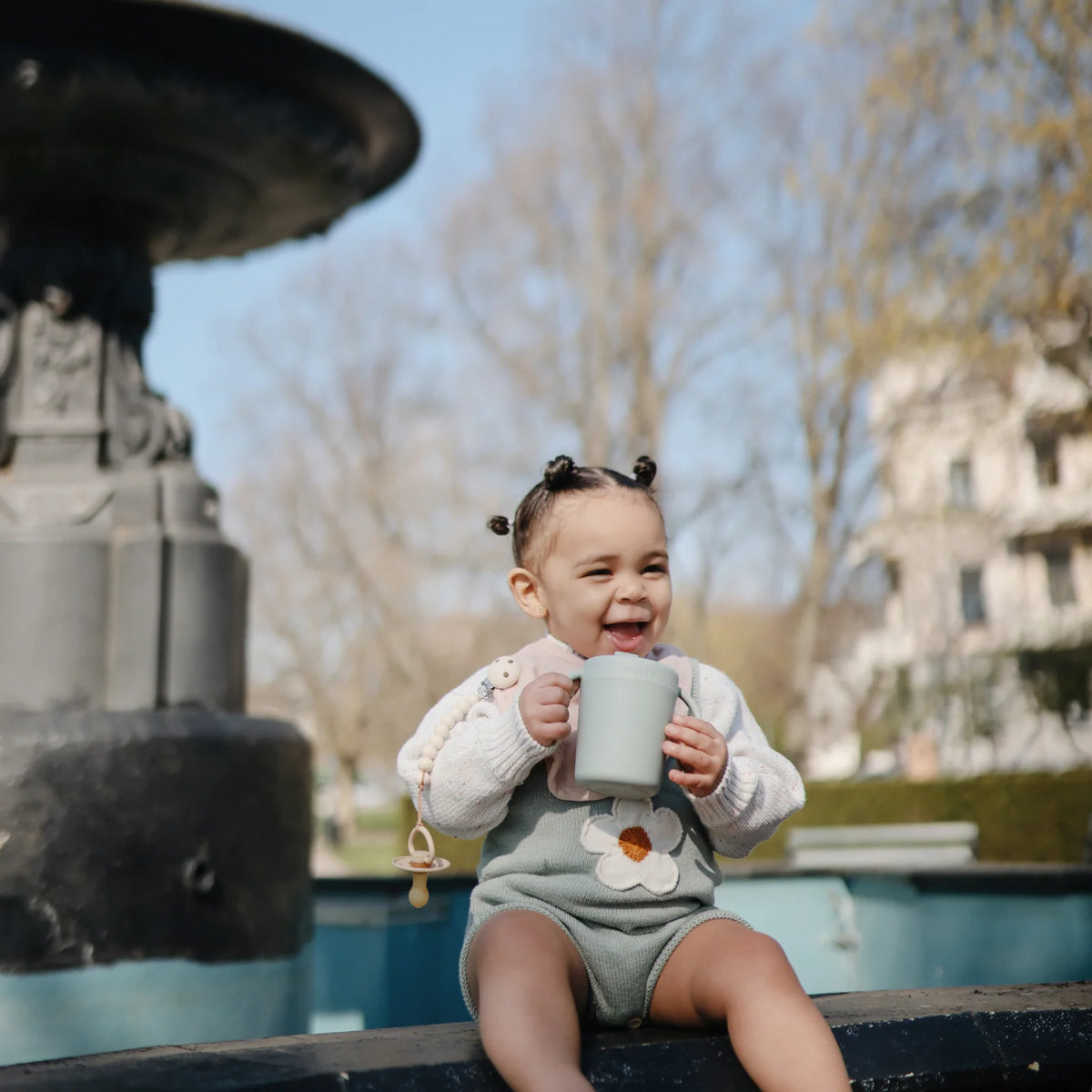 Trainer Sippy Cup with Easy-Grip Handles and a Removable Lid for Little Hands Learning to Drink
