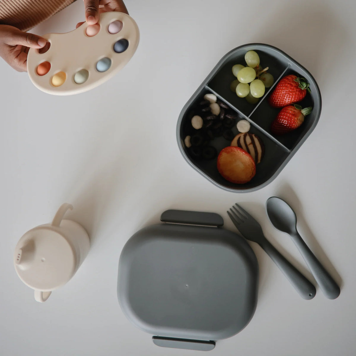 Trainer Sippy Cup with Easy-Grip Handles and a Removable Lid for Little Hands Learning to Drink