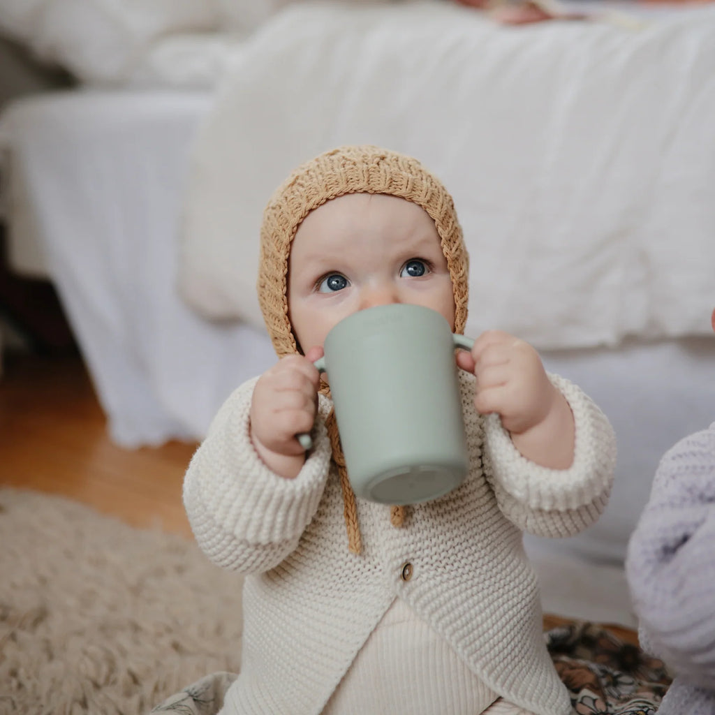 Trainer Sippy Cup with Easy-Grip Handles and a Removable Lid for Little Hands Learning to Drink