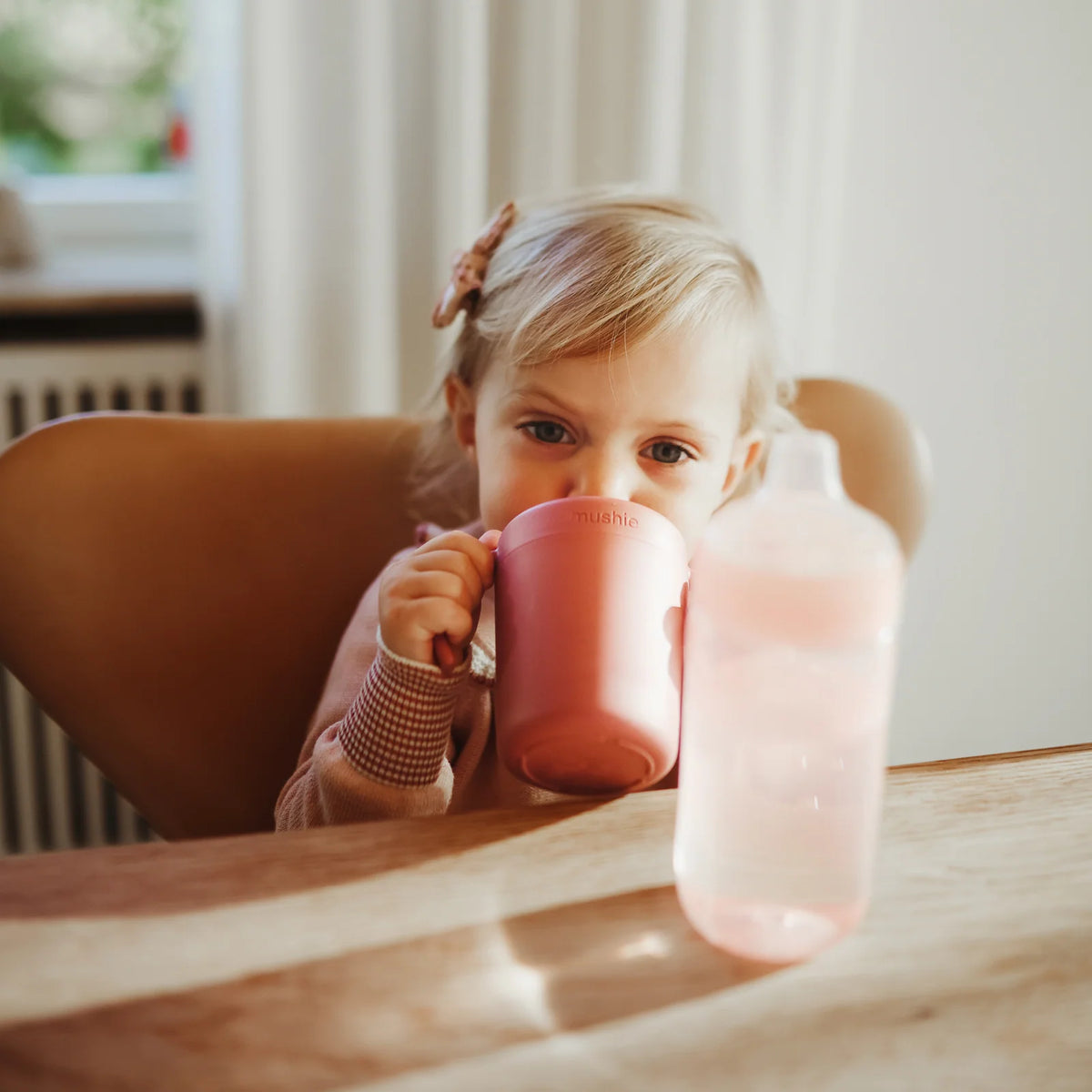 Trainer Sippy Cup with Easy-Grip Handles and a Removable Lid for Little Hands Learning to Drink
