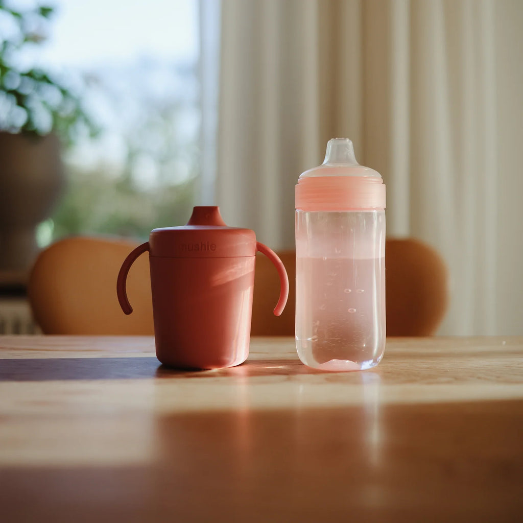 Trainer Sippy Cup with Easy-Grip Handles and a Removable Lid for Little Hands Learning to Drink